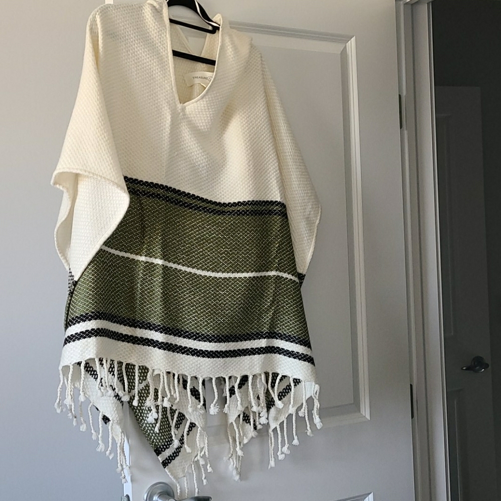 Treasure and Bond Poncho sweater